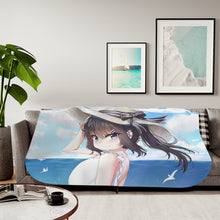 Load image into Gallery viewer, Rascal Does Not Dream Of Bunny Girl Senpai Sherpa Blanket
