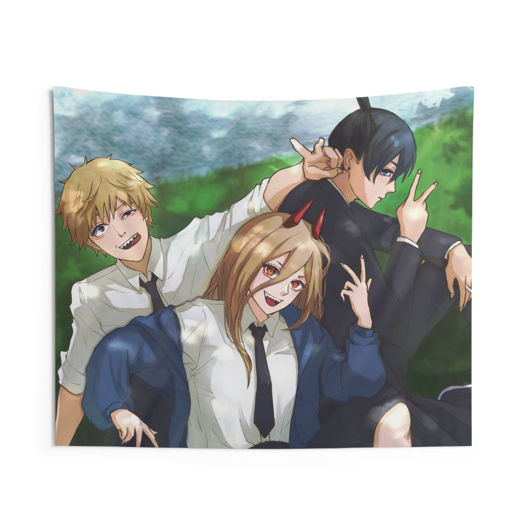Anime Chainsaw Man Indoor Wall Tapestry