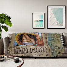 Load image into Gallery viewer, Anime One Piecer Sherpa Blanket
