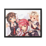 Anime Kantai Collection Canvas Framed Art Print