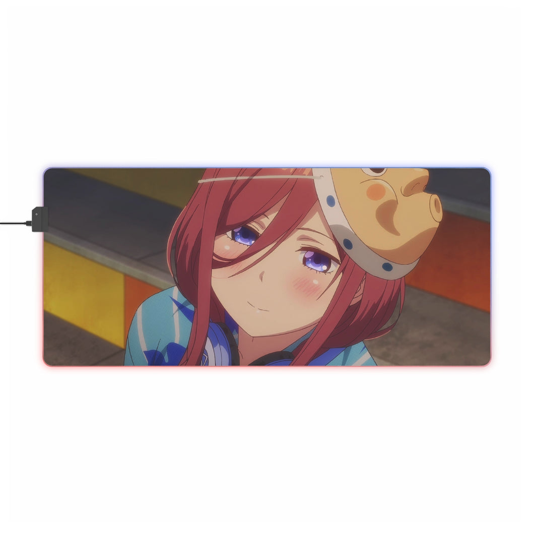 Miku Nakano RGB LED Mouse Pad (Desk Mat)