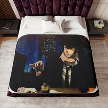 Load image into Gallery viewer, Psycho-Pass Nobuchika Ginoza Sherpa Blanket

