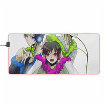 Load image into Gallery viewer, Durarara!! Izaya Orihara, Shizuo Heiwajima RGB LED Mouse Pad (Desk Mat)
