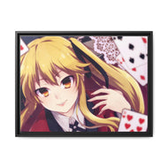 Kakegurui Canvas Framed Art Print