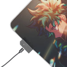 Load image into Gallery viewer, My Hero Academia Izuku Midoriya, Katsuki Bakugou RGB LED Mouse Pad (Desk Mat)
