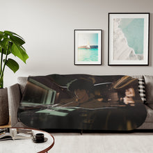 Load image into Gallery viewer, Spike Spiegel Sherpa Blanket
