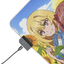 Load image into Gallery viewer, A Certain Scientific Railgun Mikoto Misaka, Kuroko Shirai, Ruiko Saten RGB LED Mouse Pad (Desk Mat)

