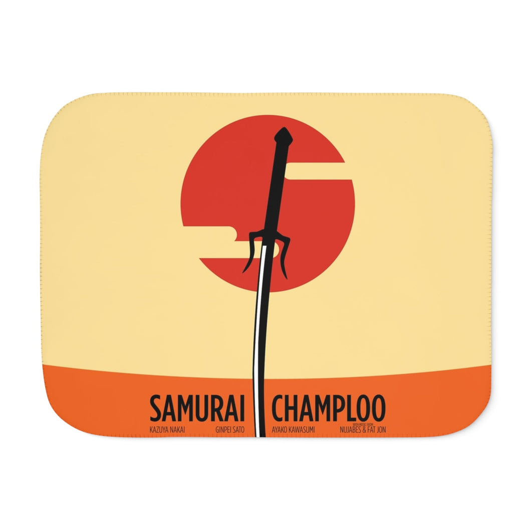 Anime Samurai Champloo Sherpa Blanket