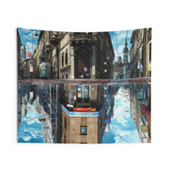 The inverted worlds Indoor Wall Tapestry