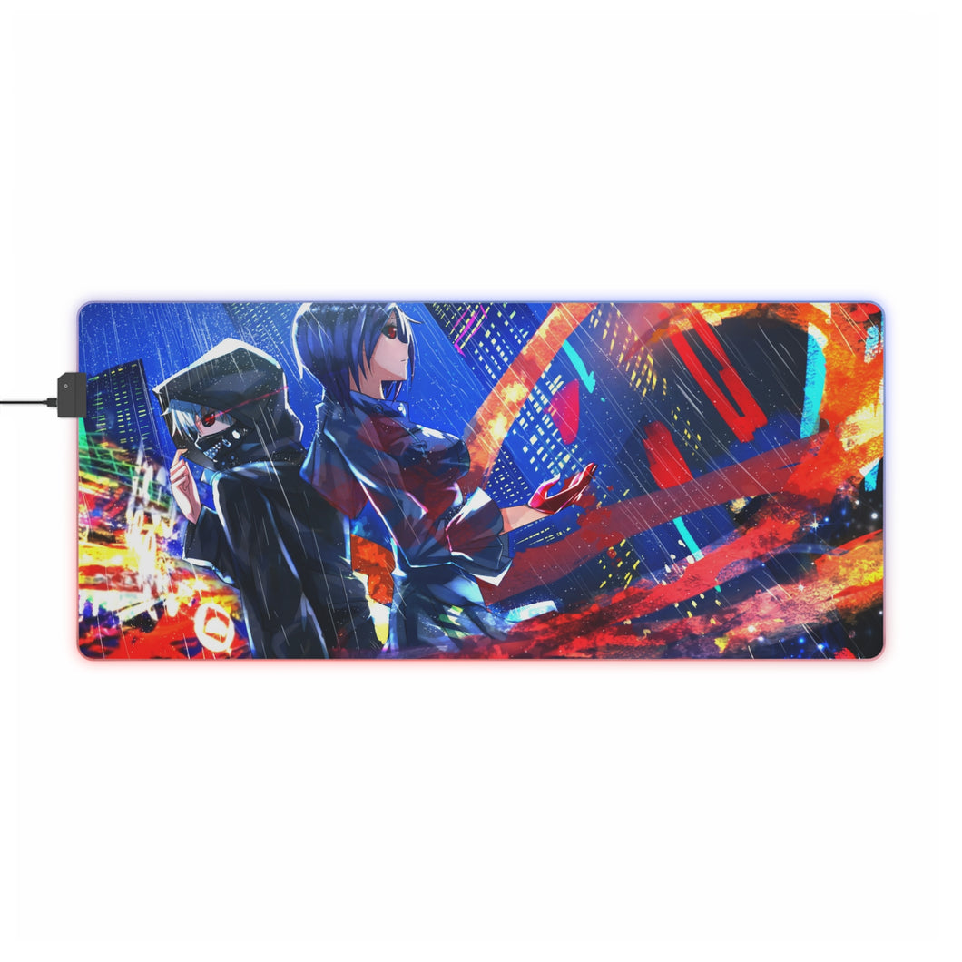 Tokyo Ghoul Ken Kaneki, Touka Kirishima RGB LED Mouse Pad (Desk Mat)