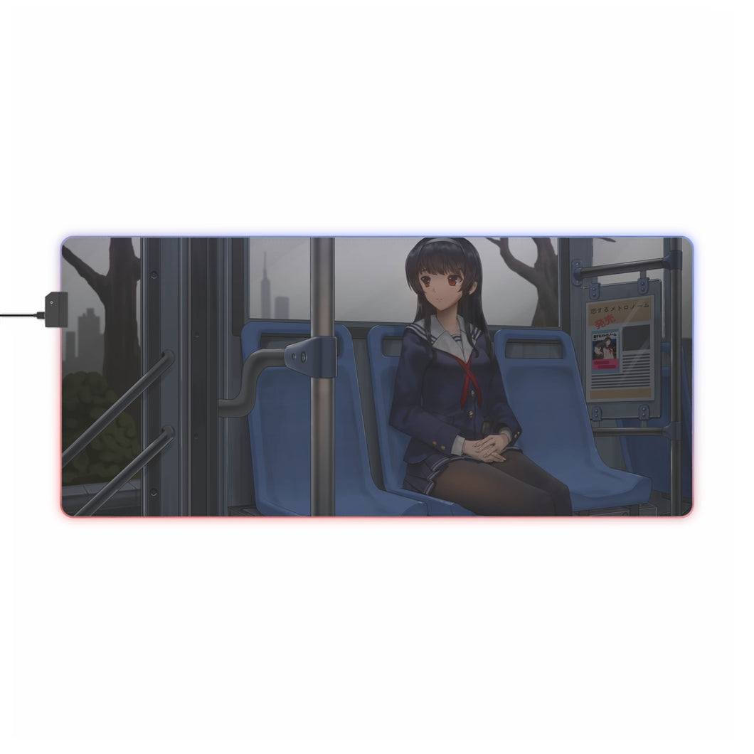 Saekano: How To Raise A Boring Girlfriend RGB LED Mouse Pad (Desk Mat)