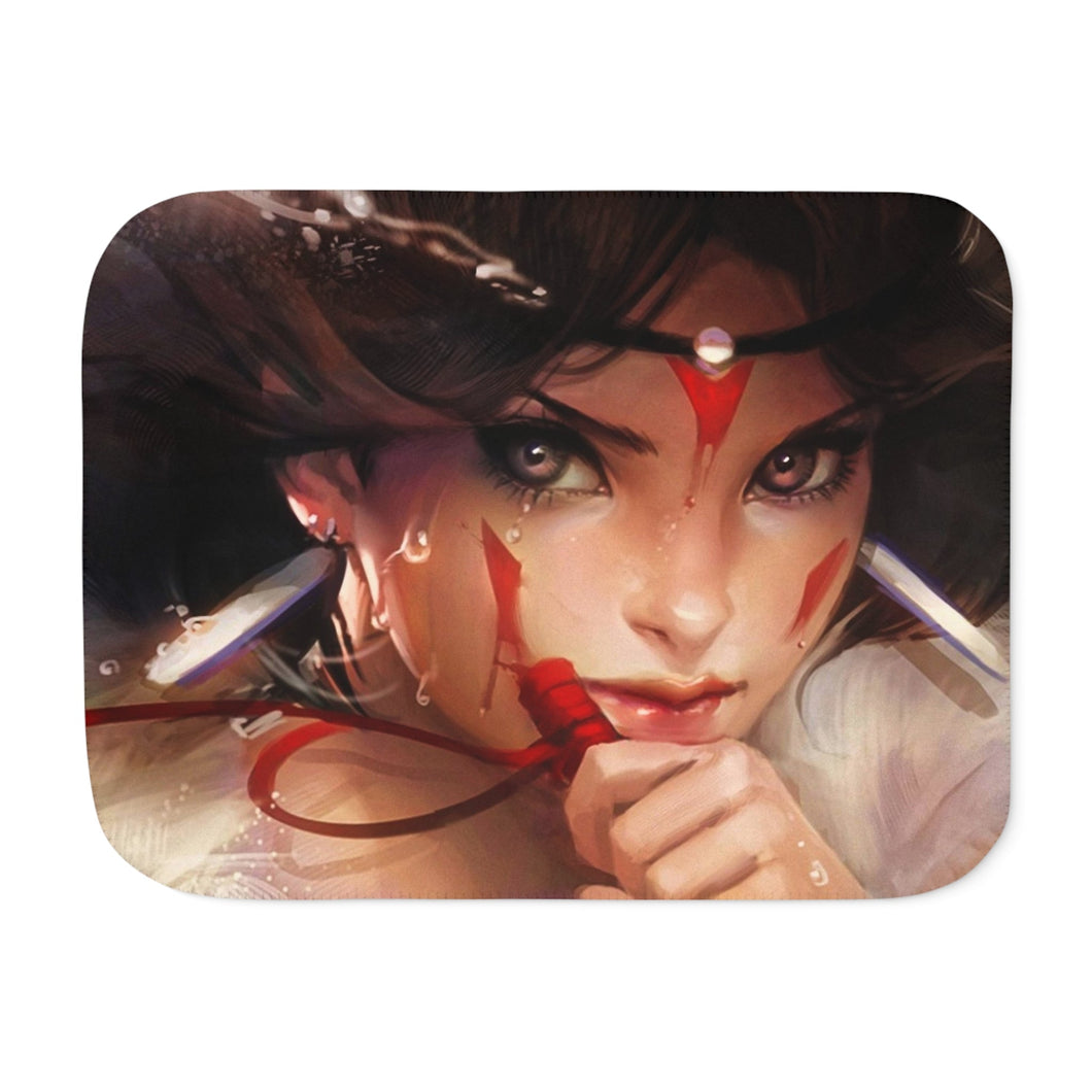 Princess Mononoke Sherpa Blanket