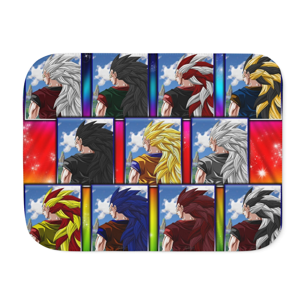 Super Saiyan 3 Styles Sherpa Blanket