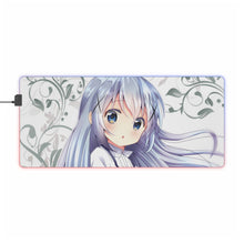 Load image into Gallery viewer, Is The Order A Rabbit? RGB LED Mouse Pad (Desk Mat)
