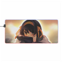 Load image into Gallery viewer, The Melancholy Of Haruhi Suzumiya RGB LED Mouse Pad (Desk Mat)
