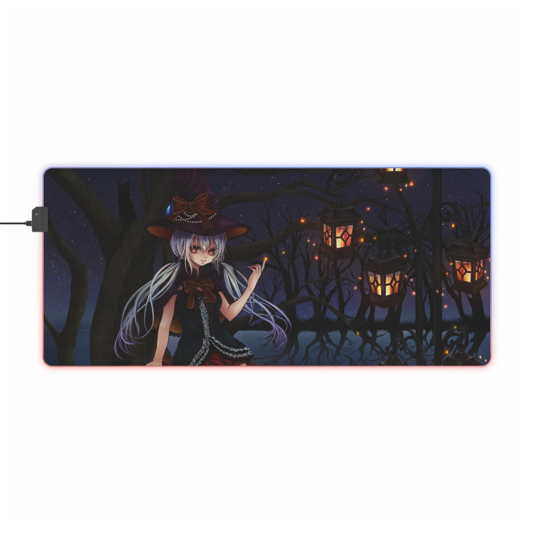 Anime Halloween RGB LED Mouse Pad (Desk Mat)
