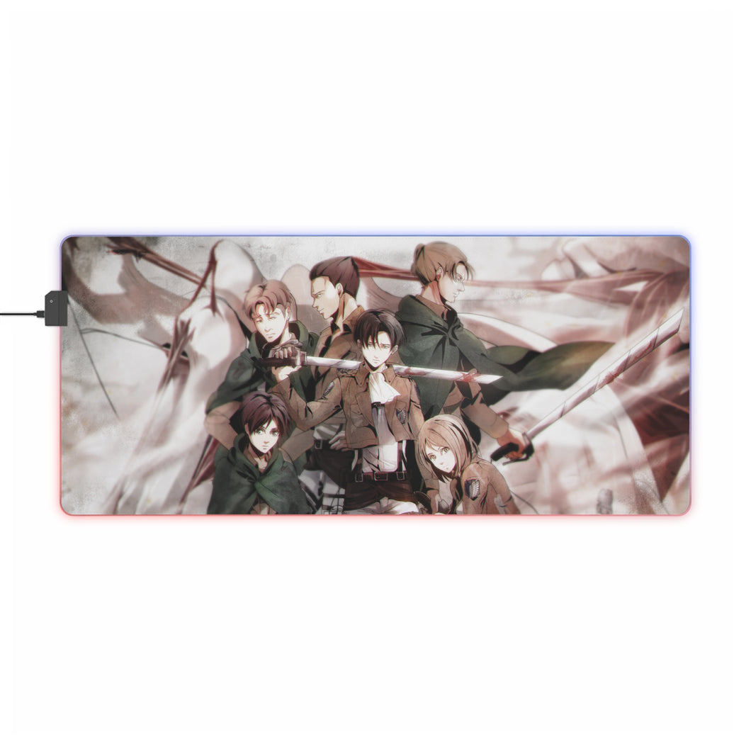 Anime Attack On Titan RGB LED Mouse Pad (Desk Mat)