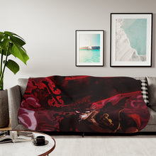 Load image into Gallery viewer, Black Clover Asta Sherpa Blanket
