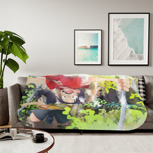 Load image into Gallery viewer, Luffy and Ace Sherpa Blanket
