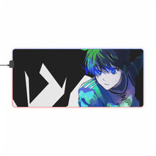 Load image into Gallery viewer, Blue Lock RGB LED Mouse Pad (Desk Mat)
