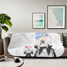 Load image into Gallery viewer, Anime Re:ZERO -Starting Life in Another World- Sherpa Blanket
