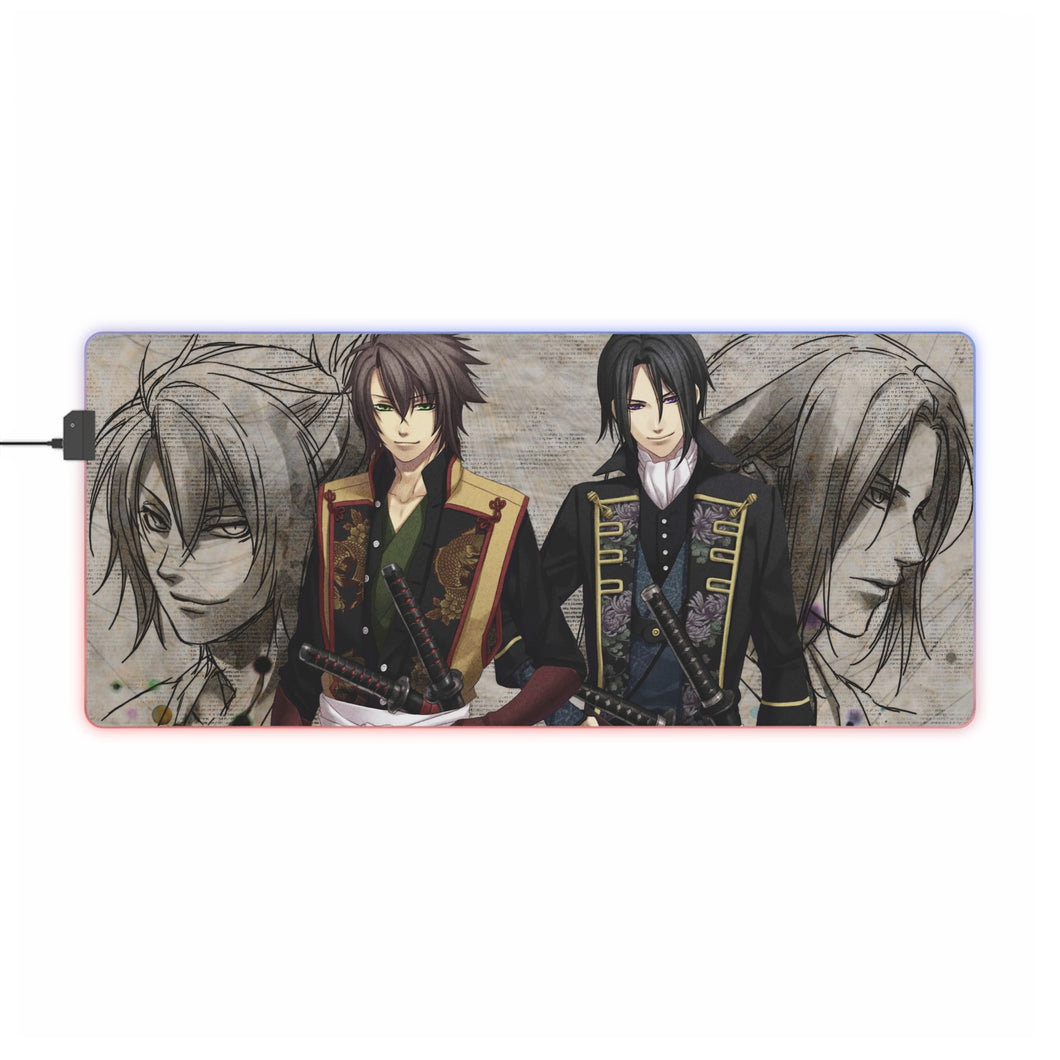 Hakuouki Shinsengumi Kitan RGB LED Mouse Pad (Desk Mat)