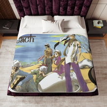 Load image into Gallery viewer, Bleach Ichigo Kurosaki, Orihime Inoue, Yasutora Sado Sherpa Blanket
