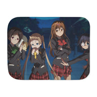 Chuunibyou Girls Sherpa Blanket