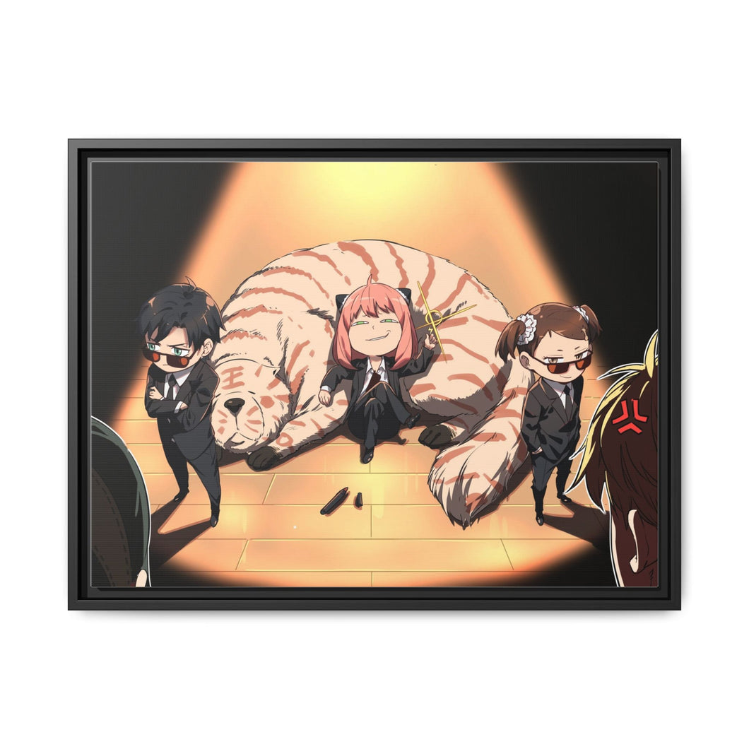 Anime Spy x Family Canvas Framed Art Print