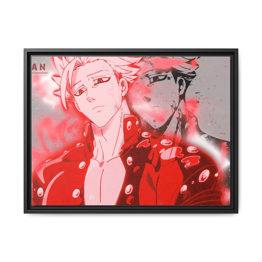Undead Ban Canvas Framed Art Print