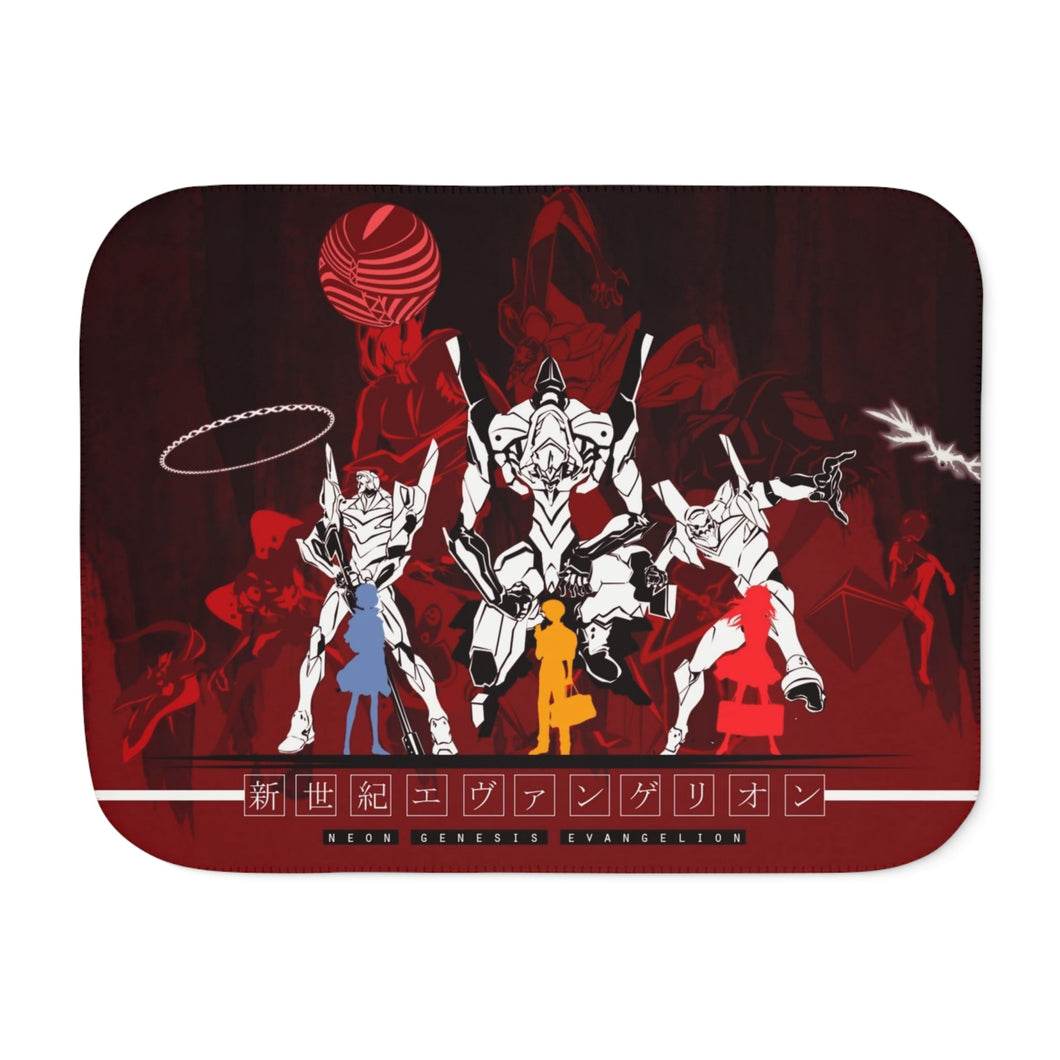 Anime Neon Genesis Evangelion Sherpa Blanket