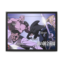 Load image into Gallery viewer, Anime FullMetal Alchemistr Canvas Framed Art Print
