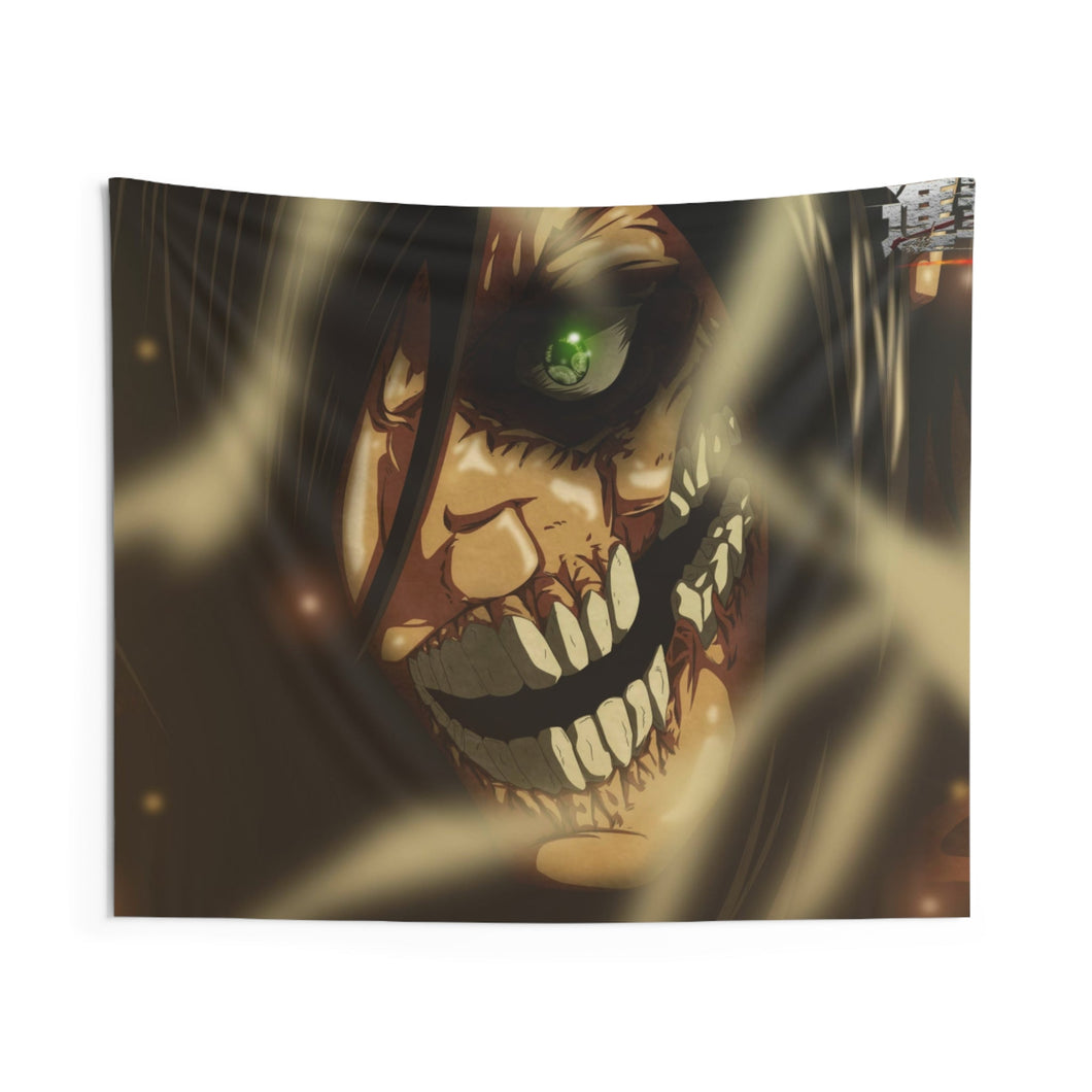 Eren Yeager (titan) Indoor Wall Tapestry