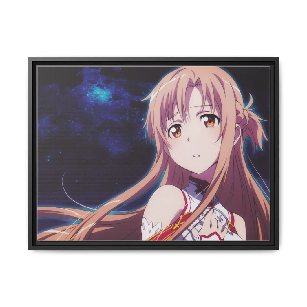 Sword Art Online Asuna Yuuki Canvas Framed Art Print