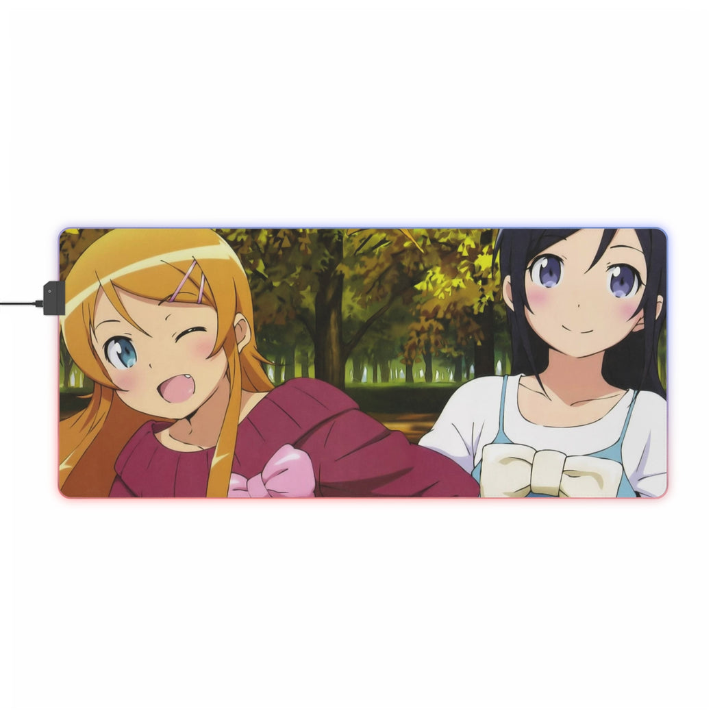 Oreimo Kirino Kousaka, Ayase Aragaki RGB LED Mouse Pad (Desk Mat)