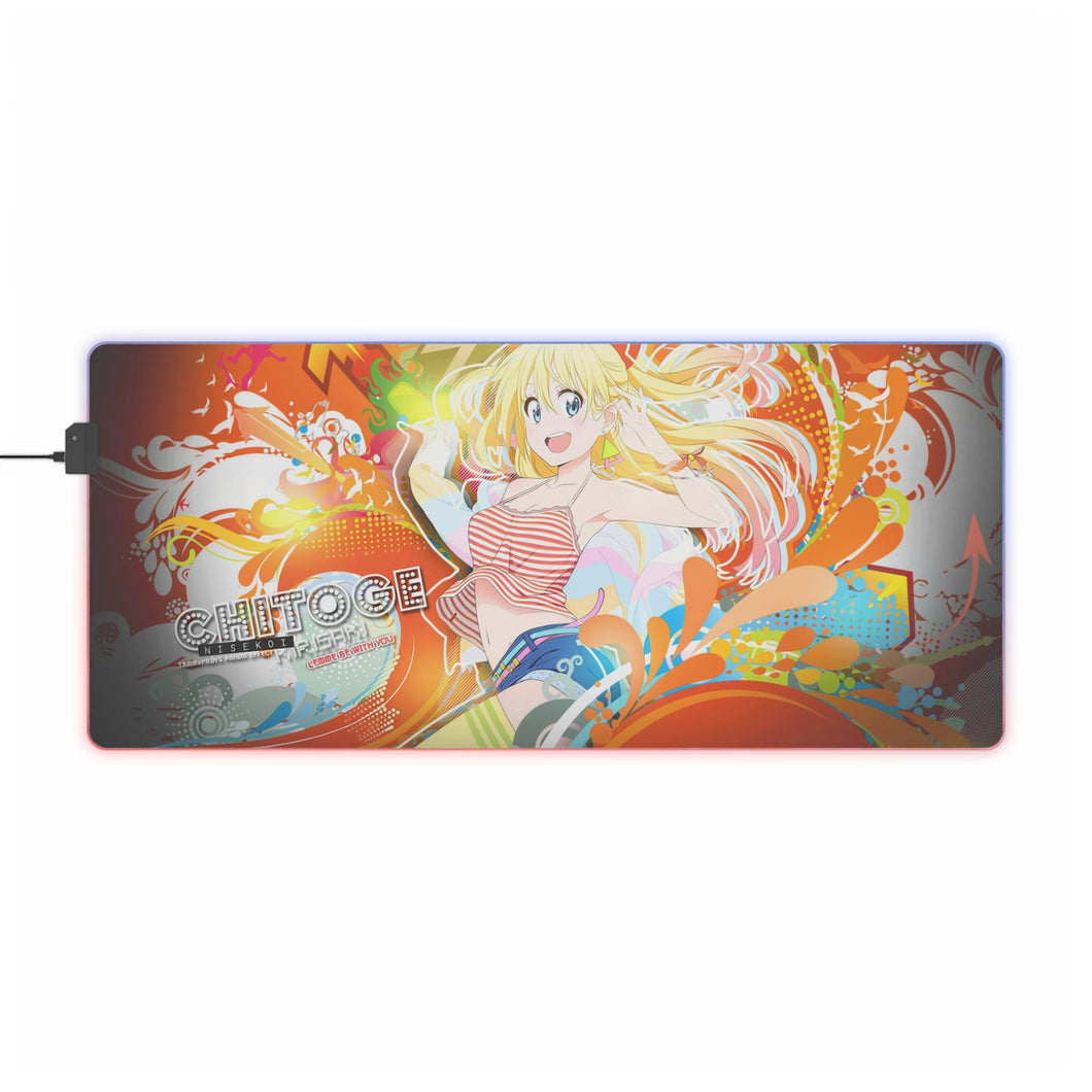 Nisekoi Chitoge Kirisaki RGB LED Mouse Pad (Desk Mat)