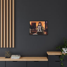 Load image into Gallery viewer, Makise Kurisu &amp; Rintaro Okabe Canvas Framed Art Print
