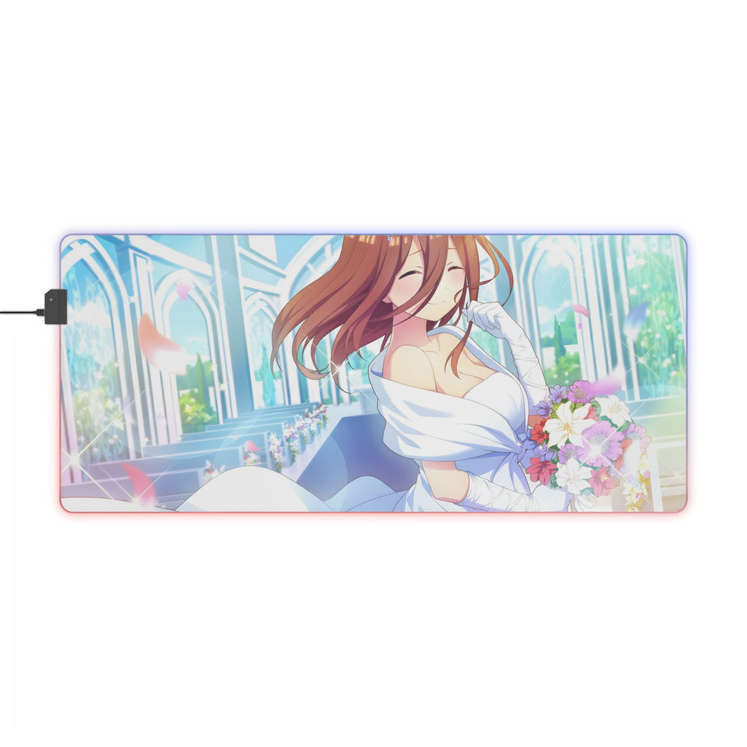 The Quintessential Quintuplets RGB LED Mouse Pad (Desk Mat)