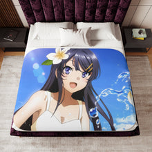 Load image into Gallery viewer, Rascal Does Not Dream Of Bunny Girl Senpai Sherpa Blanket
