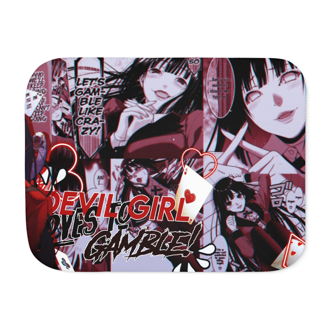 Kakegurui Yumeko Jabami Sherpa Blanket