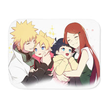 Load image into Gallery viewer, Boruto and Minato :&#39;) Sherpa Blanket
