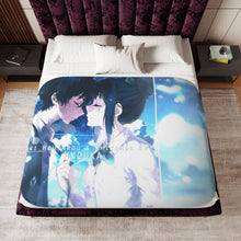 Load image into Gallery viewer, Eru Chitanda  And  Hōtarō Oreki Together Sherpa Blanket
