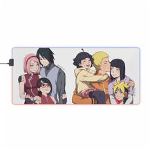 Load image into Gallery viewer, Naruto and Sasuke Family RGB LED Mouse Pad (Desk Mat)
