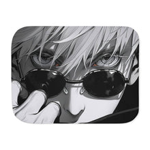 Load image into Gallery viewer, Epic Gojo Satoru Manga Sherpa Blanket
