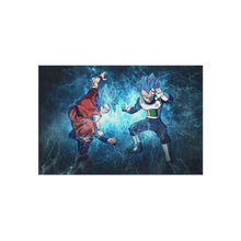 Load image into Gallery viewer, Super Goku and Super Vegeta Rug
