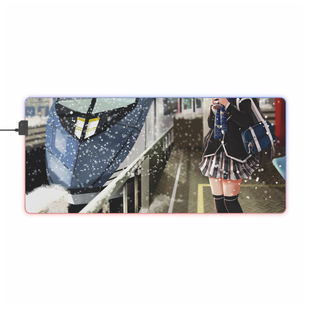 My Teen Romantic Comedy SNAFU Yukino Yukinoshita RGB LED Mouse Pad (Desk Mat)