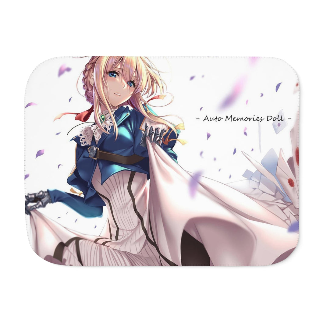 Anime Violet Evergarden Sherpa Blanket