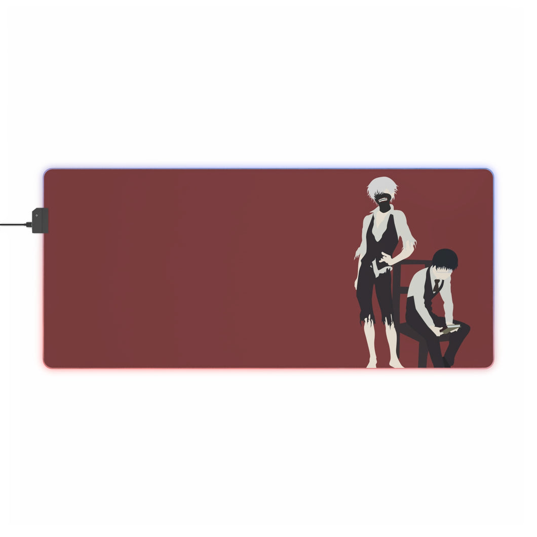 Tokyo Ghoul Ken Kaneki RGB LED Mouse Pad (Desk Mat)