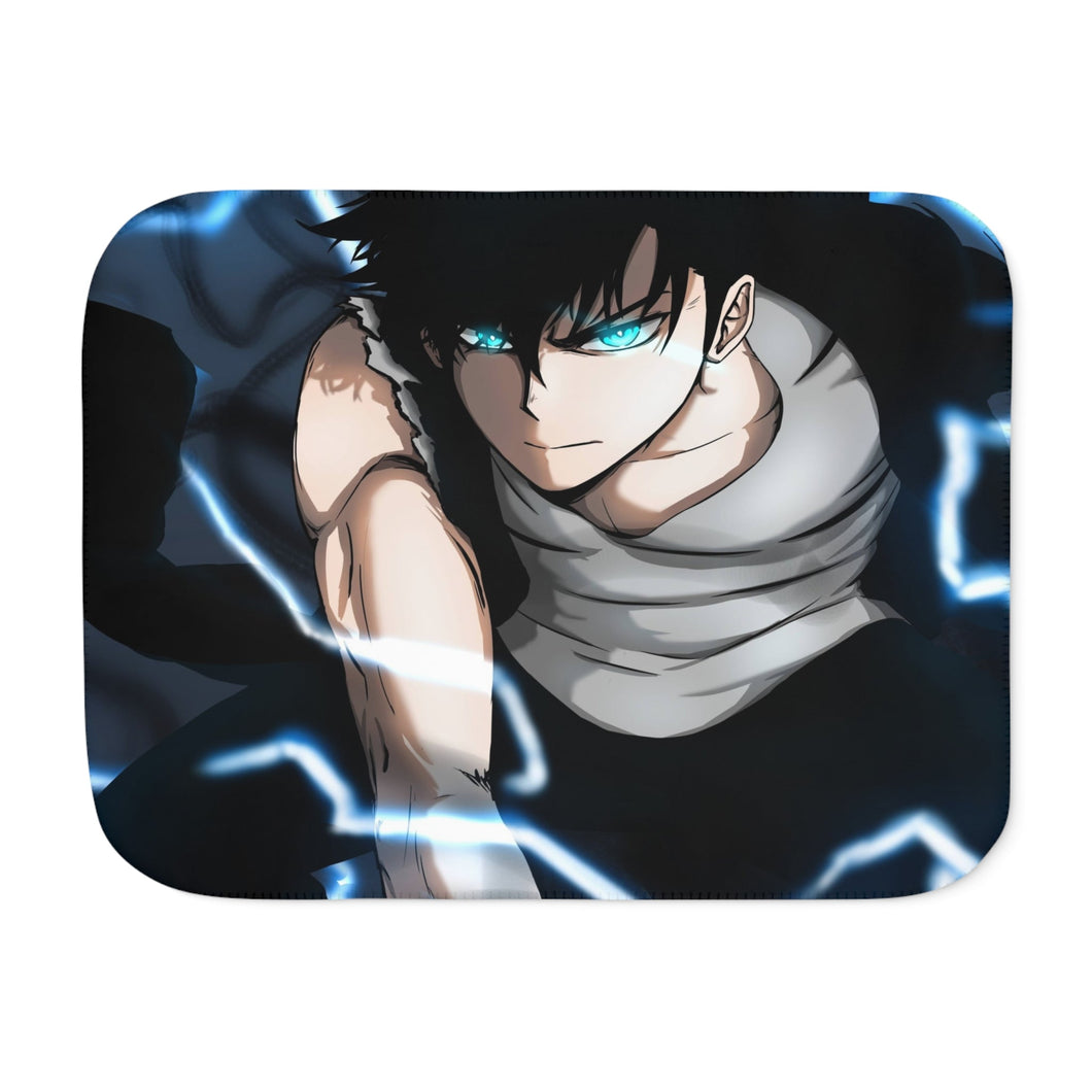 Anime Solo Leveling Sherpa Blanket