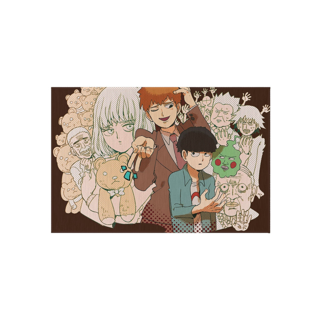 Mob Psycho 100 Arataka Reigen, Shigeo Kageyama, Ekubo Rug